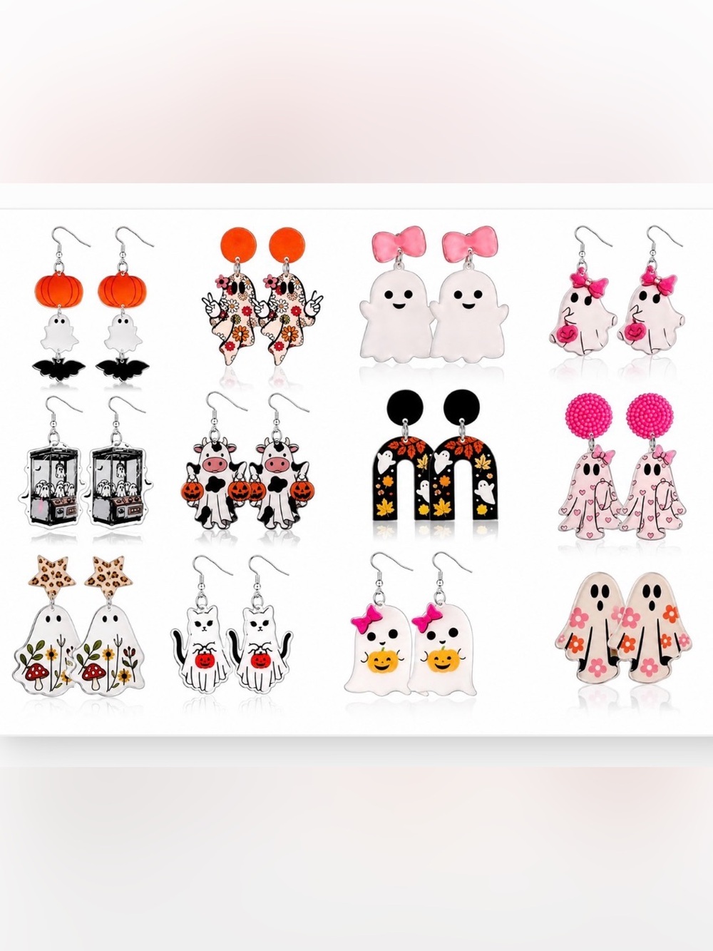 *BUY NOW* Acrylic Halloween Earrings - Choose 1